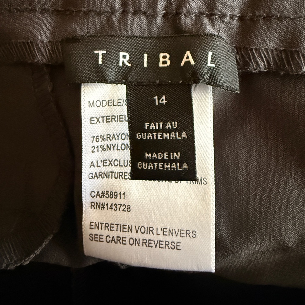 Tribal Fia Bootcut Trousers Dark Grey 14